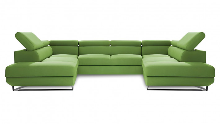 Moderní rohová pohovka ve tvaru U