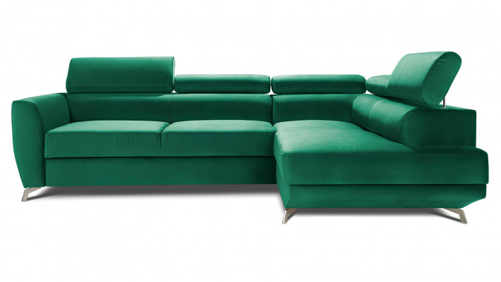 Rohová pohovka ve tvaru L Design Sofa Křeslo Nové s úložným prostorem a funkcí postele