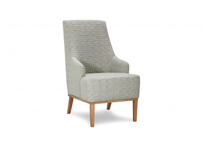 Designový křeslo s potahem Relex z látky a kůže pro TV obývací pokoj pro 1 osobu