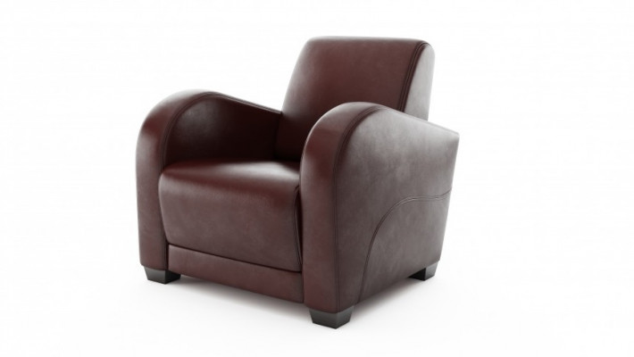 Moderní odpočinkové křeslo 100% italská kůže do obývacího pokoje