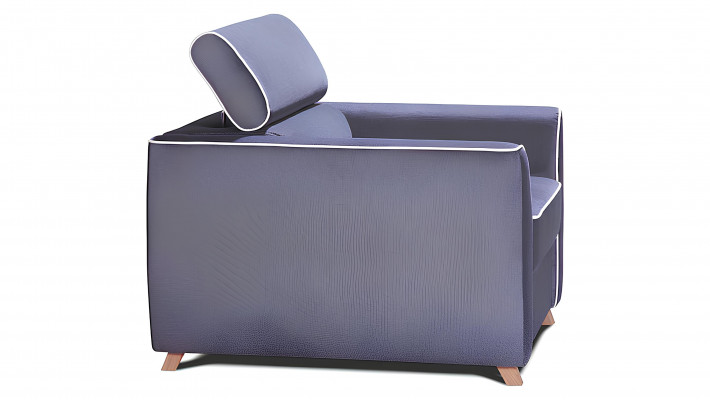 Designový křeslo z látky 1-místné lounge klubové televizní