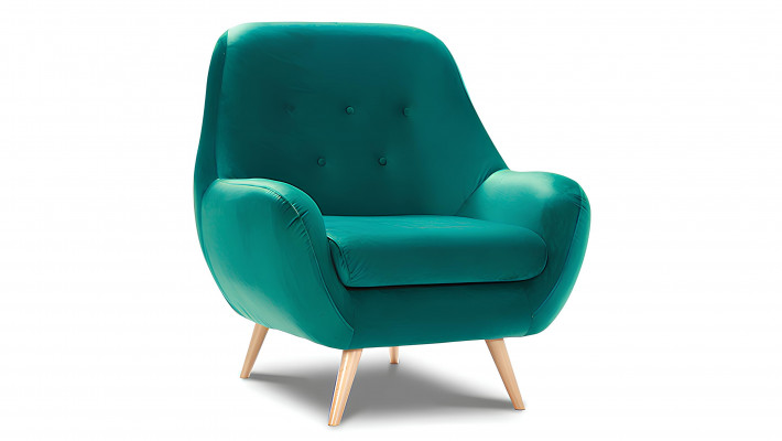 Designer lounge chair Club chair sofa 1 place relax television green new