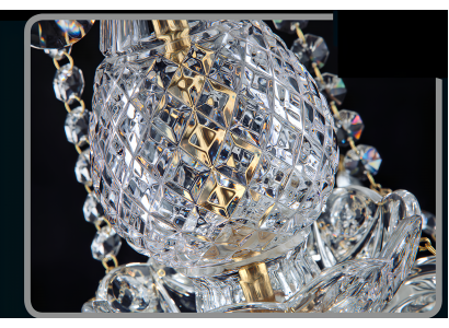 Lampa stołowa lampa żyrandol kryształowa lampa niebieska