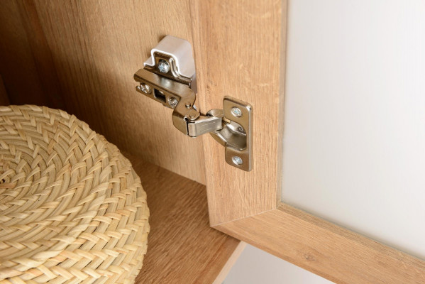 Sada koupelnového nábytku 5 kusů v rustikálním stylu