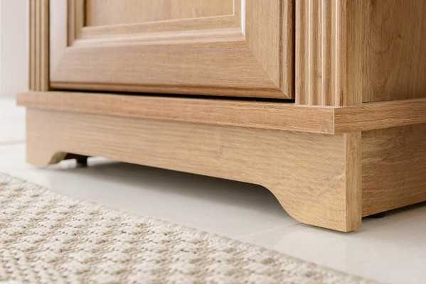 Sada koupelnového nábytku 5 kusů v rustikálním stylu