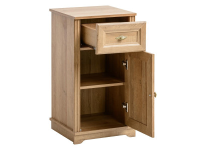 Koupelnová skříňka Bad Neu, volně stojící, dubová, nástěnná skříňka