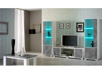 Skříň s vitráží Design LED Nová