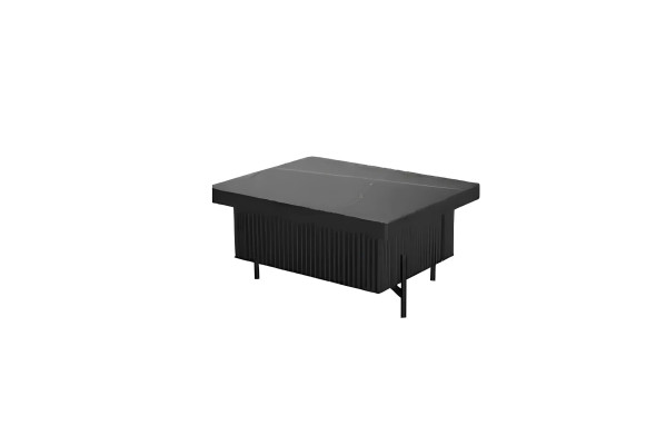 Designový kancelářský Möbel, stůl, komoda, černý kancelářský Möbel