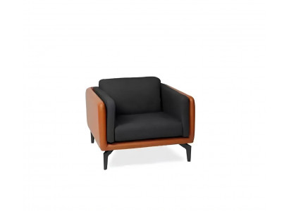 Kancelářské křeslo s čalouněným sedákem, designové, moderní