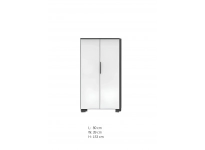Bílá kancelářská skříň moderní design
