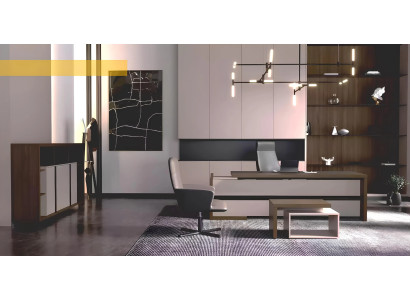 Luxusní dřevěný stůl hnědý designový Möbel nový