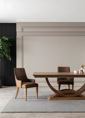 Luxusní čalouněné křeslo loftového designu hnědé kožené křeslo do kuchyně