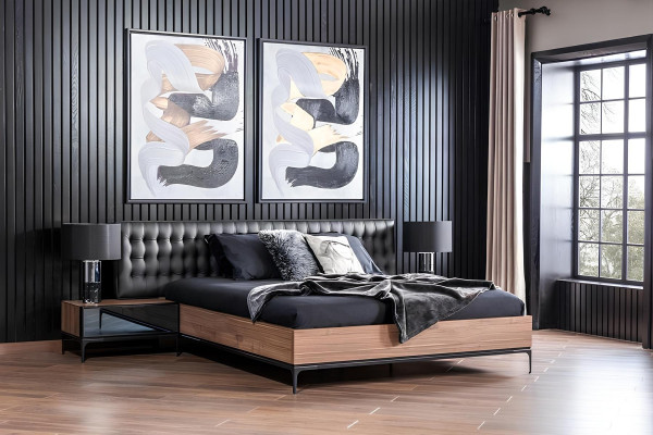 Sada nábytku do luxusní ložnice, kompletní sada, skříň, postel