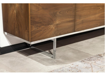 Skříňka + Zrcadlo z nerezové oceli Praktická nízká skříňka na úložné prostory