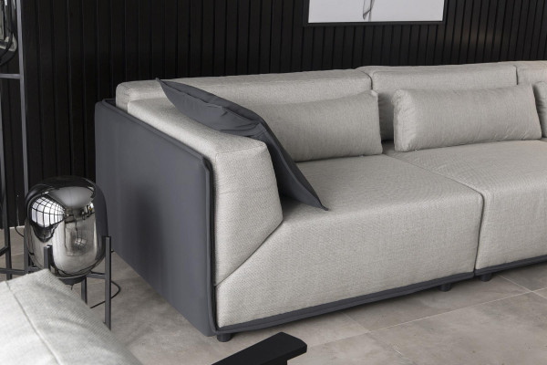Sada 4 bílých křesel do luxusního Wohnzimmer Zimmer