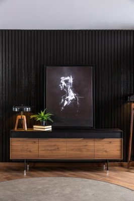 Komoda Sideboard Armadio Credenza Comodini Armadi 208cm Mobili Legno