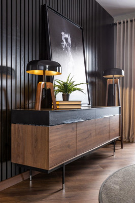 Komoda Sideboard Armadio Credenza Comodini Armadi 208cm Mobili Legno