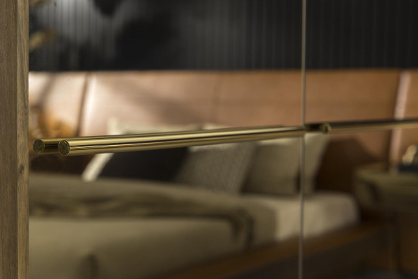 Skleněná skříň 266cm Nábytek skříně