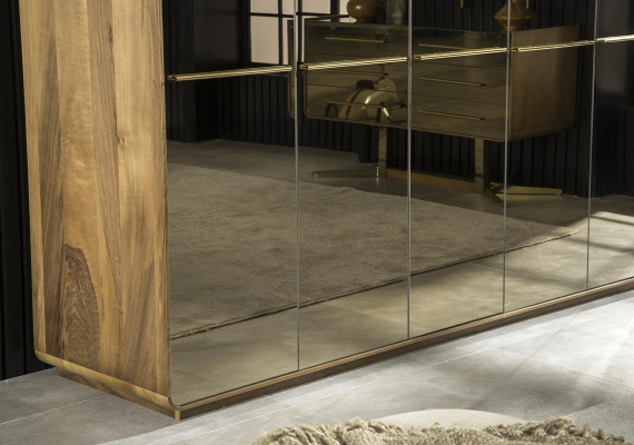 Skleněná skříň 266cm Nábytek skříně