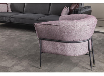 Sofa 3+1 místná v šedém moderním nábytku italské vybavení