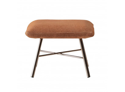 Moderní ocelová stolička, luxusní čalouněný nábytek