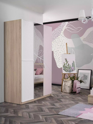 Sada nábytku pro děti postýlka dětský Zimmer růžová 8 kusů