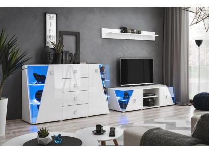 Sada nábytku do Wohnzimmer Zimmer s televizním regálem luxusní komoda nová