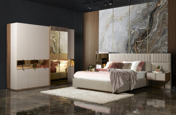 Moderní luxusní skříň ve stylu ložnicového nábytku