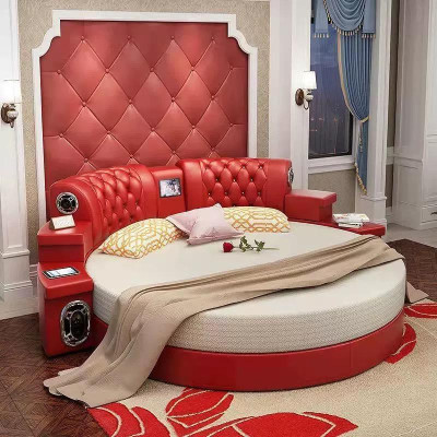Rundes Bett Rund Design Betten Doppel Luxus Hotel Gestell Schlaf Zimmer