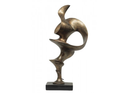 Design figura statua scultura designer bronzo sculture colorate spirale 52 cm nuovo