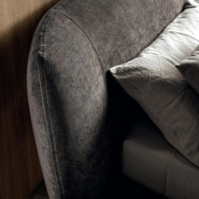 Modernes gepolstertes Bett im luxuriösen Stil
