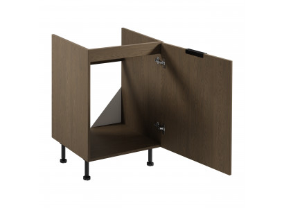 Přední kuchyňská skříňka pod pracovní deskou jednotlivá dřevěná skříňka