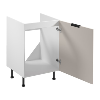 Mobilní podložková kuchyňská skříňka v bílé barvě