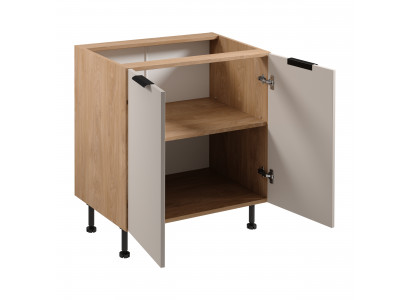 Mobilní kuchyňský stůl pod pracovní deskou se dvěma dveřmi