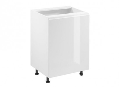 Mobilní kuchyňská základna s lesklou deskou