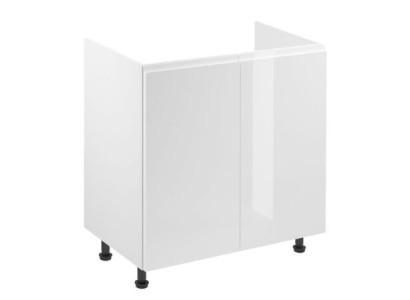 Mobilní lesklá skříňka pod dřez do kuchyně