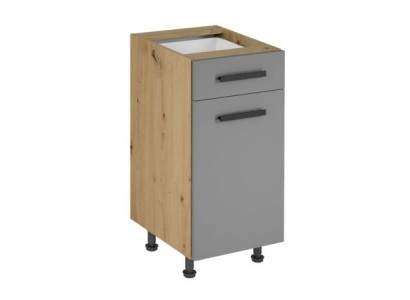 Skříňka se zásuvkami a policemi pod pracovní deskou do kuchyně