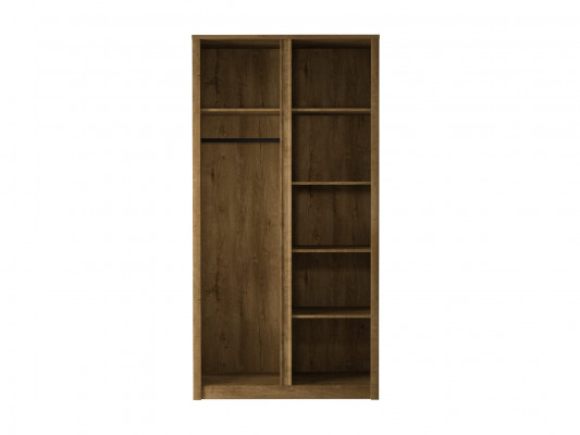 Skříň na oblečení z textilu se zrcadlem