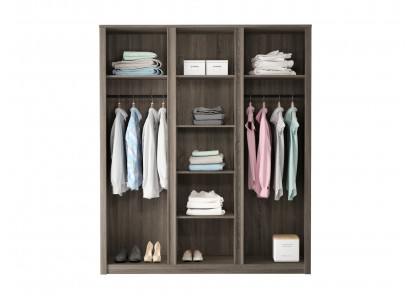 Skříň do ložnice, multifunkční, z dřevěného materiálu