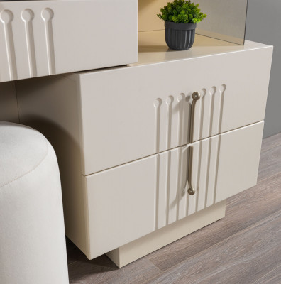 Make-up Tisch Schminktisch inkl. Spiegel kompakt elegant