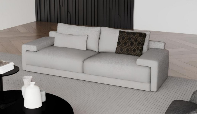 Sofa in stilvollem Design Ästhetik des Komforts in jedem Detail