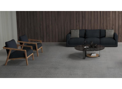 Sofa 3 Sitzer mit Sessel  Die Ästhetik der Gemütlichkeit - jeden Tag