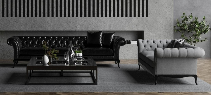 2x Sofa moderner Stil Funktionalität in jeder Zeile