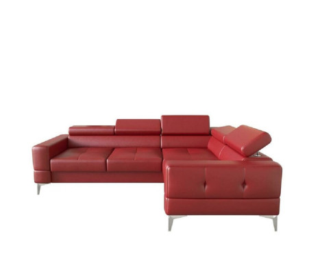 Multifunktion Sofa Couch Eckpolsterung Wohnzimmer L-Form Schwarz Modern Luxus