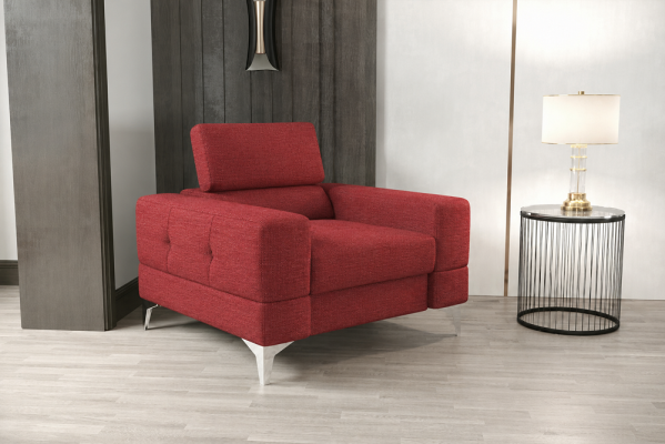 Modern Design Sessel Stoff Couch Sofa Polster Sofas Sessel Fernseh 1Sitzer Neu