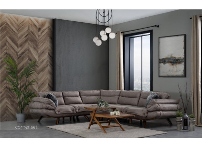 Ecksofa L Form Sofa Couch Polster Sofas Wohnlandschaft Stoffsofa Eckcouch Textil