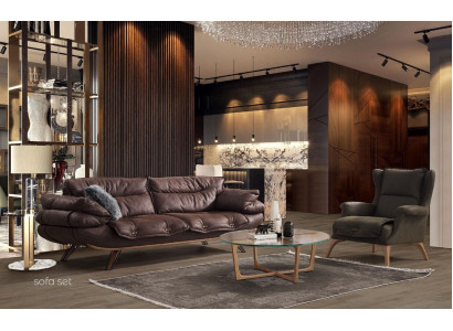 Design Sofa Polster Couchen Couch Neu 2 tlg. Set Neu Sofagarnitur 3+1 Sitzer Set