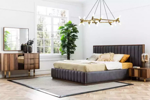 Stilvolles Schlafzimmermöbel-Set im Minimalismus und mit Funktionalität