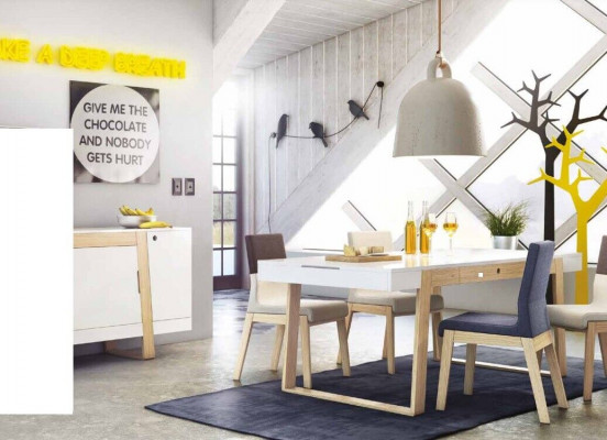 Stühl Sessel Esszimmerstuhl Esszimmer Stühl Stoff Stuhl Holz Luxus 1 Sitz Neu