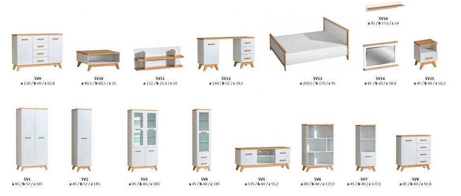 Wohnzimmer Set Vitrine Kommode Wandregal Wohnwände Kommoden